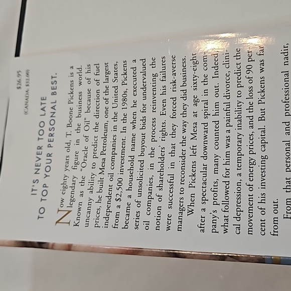 The First Billion is the Hardest T.Boone Pickens Crown Business 2008 Bussiness - Picture 6 of 17